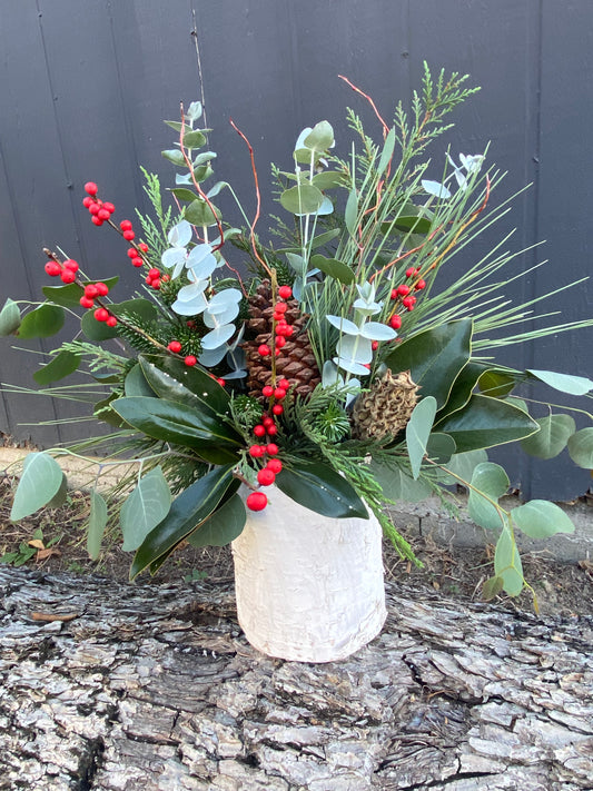 Christmas Birch Arrangement